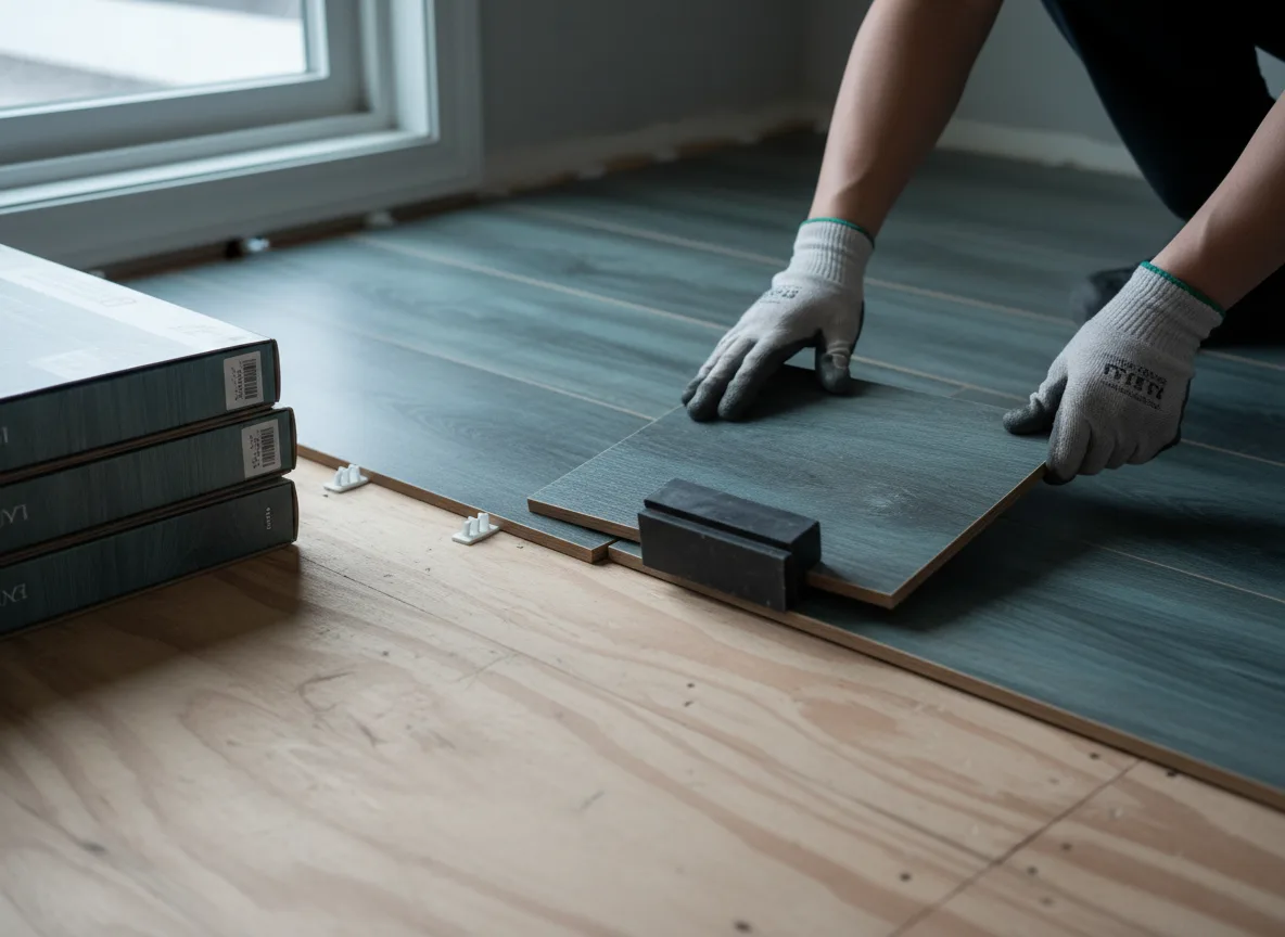 Luxury Vinyl Plank Installation company in Timewell, IL